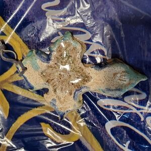 Ceramic Leaf-Shaped Ornament